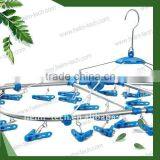 Stainless Steel Folding Plastic Clothes Hanger(40pegs)-3083