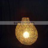 2015 Decorative Rattan wicker table lamps/lights with CE