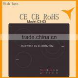 2015 New Model 3 Burner Induction Vietnam Style Induction Cooker and Ceramic Cooker Cooking Appliances Time Control in Kitchen