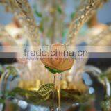 Fully Hand Crafted Flower Shape Crystal Chandelier thumbnail-2