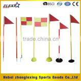 custom made rubber base ABS corner flag