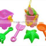 Hot Summer Products Sand Beach Toy Set With Plastic Bucket thumbnail-2
