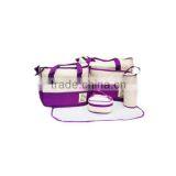 Multifunctional Mami/Mummy Bag In Purple thumbnail-1