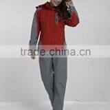 High Quality Softshell Woman Fleece Tech Jacket Red Color thumbnail-6