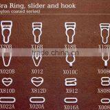 Nylon Coated Bra Clipper,slider Hook and Ring thumbnail-1