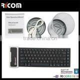Portable Silicon Gel Keyboard Bluetooth With Soft Folding Silicone Rubber Bluetooth Keyboard for IPad---SKB-212