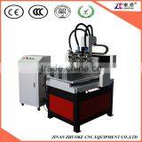 ZhuoKe CNC 6060 Metal Engraving Machine For Drilling And Milling With 3 Spindle Head Rotary Axis 600*600mm CE Approved ZK-6060