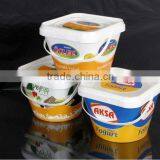 2000 ml Plastic Container (round on the Bottom and Square on the Top) thumbnail-2