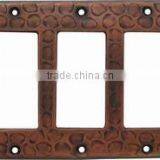 Copper Toggle Switch Plate Cover