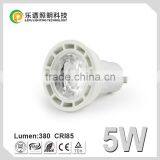 Wide Bean Angle 60deg Super Brightness Dimmable Led Gu10 2700k COB Spotlight