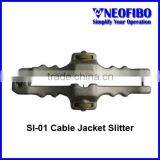 Optical Fiber Stainless-steel Tube Cable Jacket Slitter Fiber Optic Cable Stripper Tool