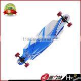LONGBOARD SKATEBOARD COMPLETE DECK, TRUCKS, WHEELS thumbnail-1