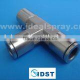 Mist System Quick Coupling Brass T-piece