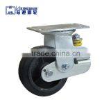 Chinese Factory Supply Spring Shock Absorption Caster Wheel for Energy Mineral Equipment thumbnail-5