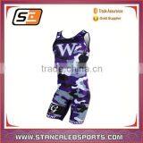 Stan Caleb 2016 Cheap New Sublimation Wrestling Singlets for Youth High Quality Best Sublimation Wrestling Singlets Lycra