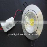 85-265VAC High Power Clear PC Cover 120D 7w Cob Led Downlight