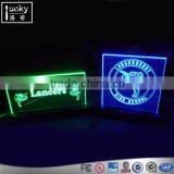 Custom Acrylic Led Sign Usb Hub Remote Control Led Edge Lit /table Sign