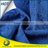 Textile supplier China supplier Knit Polyester 3d embossed fabric