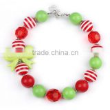 christmas necklace for baby girl bubblegum chunky necklace bead necklace child girl party favors jewelry