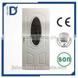 Latest American Steel Flush Door Design With Glass, Steel Wooden Door thumbnail-1