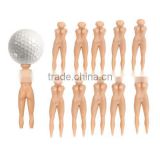 10pcs Novelty Nude Lady Golf Tee Divot Tools Practice Training Golfer Tees