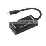 MHL to HD MI HDTV 1080P CABLE ADAPTER For HTC One M8 for LG for Sony for Xperia Z1 thumbnail-4