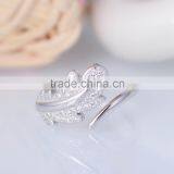 Wholesale 925 Sterling Silver Jewelry Cocktail Cock Tail Opened Knuckle Ring thumbnail-4