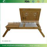 BH004/Light Folding Laptop Versatile Bamboo Serving Table Bed Tray With Long Leg thumbnail-4