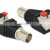 Coax Cat5 Cat6 BNC Male CCTV Connector,BNC Male Jack Video Balun Connectors BNC Male Plug thumbnail-2