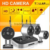Private 4CH Mini Wireless HD CCTV IP Camera NVR Security System Kit 720P/960P