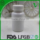 150ml Cylinder Empty Clear Plastic Capsules Bottle With Wide Mouth Cap