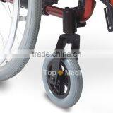 Manual Folding Aluminum Wheelchair for Disabled and Elderly thumbnail-6