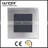 Aluminum Silver Material Doorbell Switch 95*95 mm Light Switch