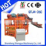 Germany Technology High Quality QTJ4-26C Shengya Machinery Semi Automatic Concrete Brick/Paving Brick Making Machine Price thumbnail-3