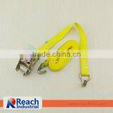 1" Ratchet Tie Down Strap With Double j Hook thumbnail-1