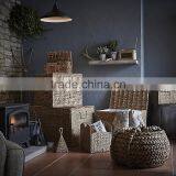 Water Hyacinth Woven Basket With Dividers Trunk Shaped Magazine Holder thumbnail-4