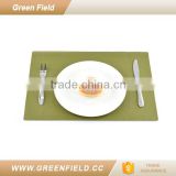 washable kraft paper fabric disposable green placemat 2017
