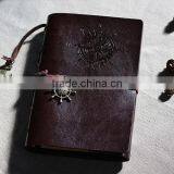 Classic Vintage 80 Page Kraft Paper Blank Spiral Loose Leaf Notebook PU Cover thumbnail-4