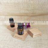 Stable Custom Painted Trapezoidal Beech Wood Display Stand Base for Essential Oil Bottles Customized Wood Trophy Base thumbnail-2