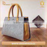 Latest Custom Women Felt Fabric Handbag, Casual Bag, Tote Bag Made in China thumbnail-1