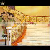 Luxury Aluminum Handrails Staircase Balustrade for Hotel Villa thumbnail-1