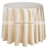 Hotsale Off-white Tapestry Satin Table Cover for Hotel Restaurant Weddings thumbnail-1