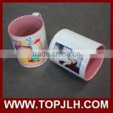 Inside Color Outside White Sublimation Ceramic Mug thumbnail-2