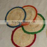 2 Color Round Maize Mat thumbnail-1