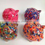 New Design Ceramic Lattice Painting Children's Piggy Coin Box thumbnail-1