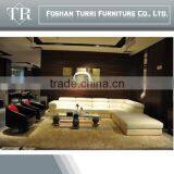 High Quality Italian Geniune Leather Corner Sofa , White Leather Sofa thumbnail-3