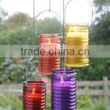 colored hanging glass vase