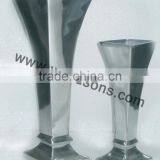Aluminium Flower Vase In Cast Metal | Designer Vase Metal thumbnail-2