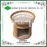 Cheap Hand Woven Custom Indoor Wicker Dog House thumbnail-1