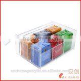 Acrylic Tea Bag Holder 6 Compact Tea Bag Organizer thumbnail-3
